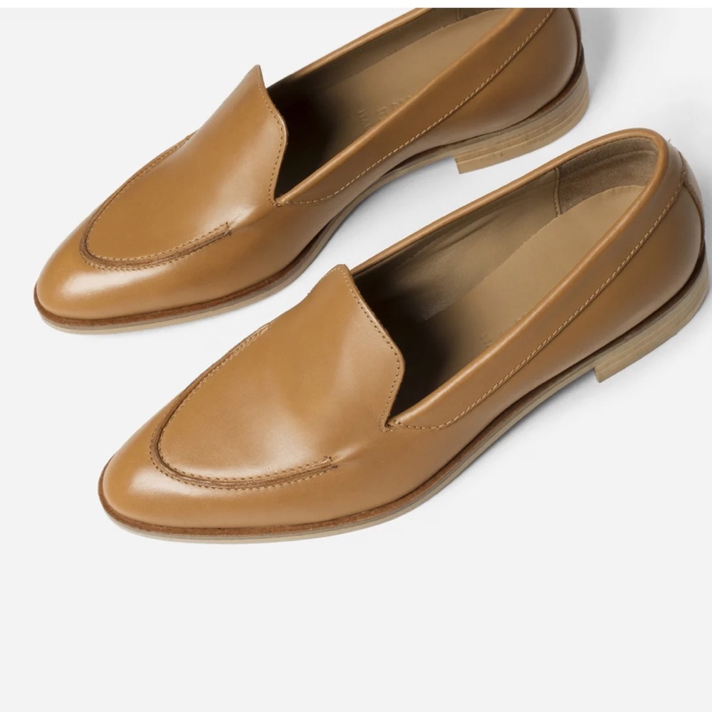 Everlane Modern Loafer Honey Nude Size 8 Leather